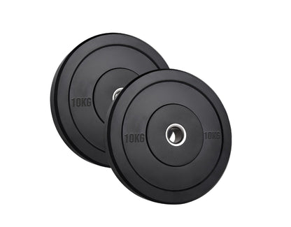 Olympic Bumper Plates – Premium Rubber-Coated Weights with 2" Steel Insert – Ideal for Powerlifting, CrossFit & Weightlifting – Singles, Pairs & Sets Available