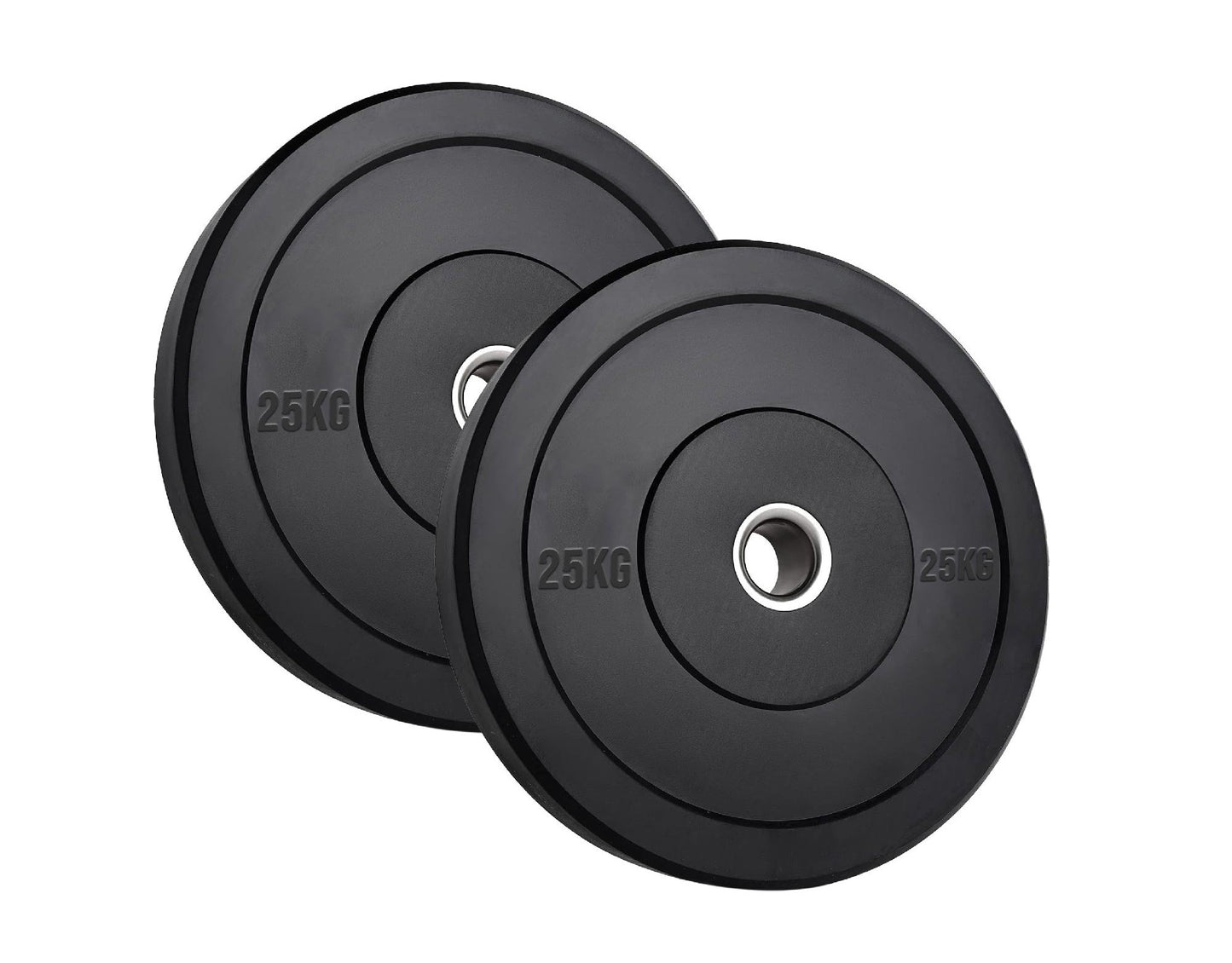 Olympic Bumper Plates – Premium Rubber-Coated Weights with 2" Steel Insert – Ideal for Powerlifting, CrossFit & Weightlifting – Singles, Pairs & Sets Available