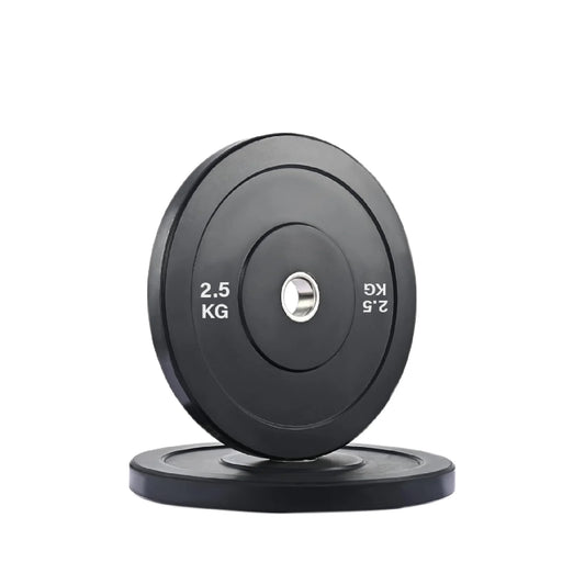 Olympic Bumper Plates – Premium Rubber-Coated Weights with 2" Steel Insert – Ideal for Powerlifting, CrossFit & Weightlifting – Singles, Pairs & Sets Available