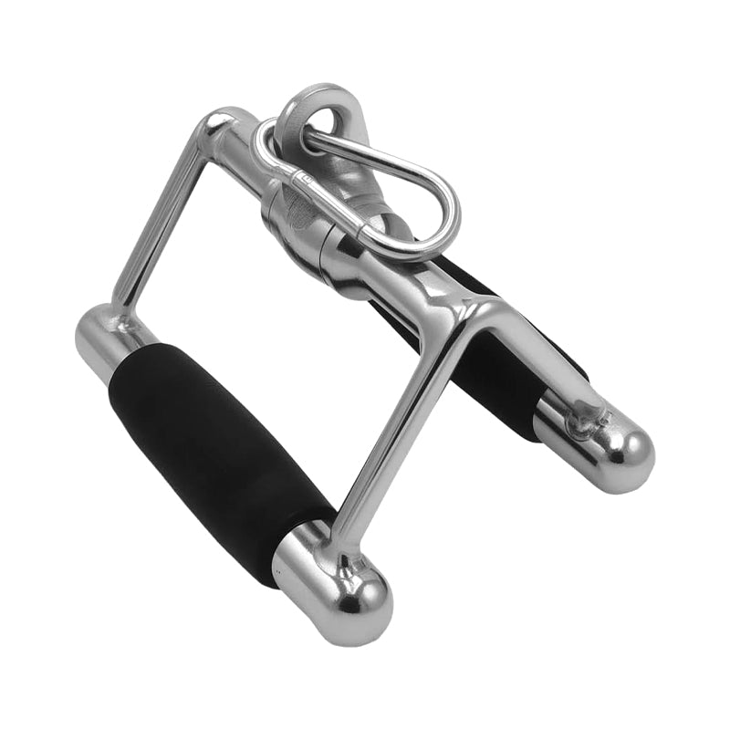 Cable Machine Attachments – Tricep Rope, V Bar, Curl & Lat Pulldown Bars with Carabiner Clips for Home Gym Strength Training