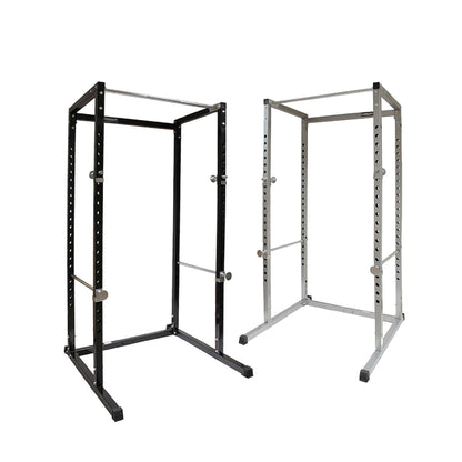 G100 Commercial Grade Power Rack – Heavy-Duty Squat Cage with Pull-Up Bar, Adjustable J-Hooks & Safety Pins – Reinforced Steel Frame for Professional Home Gym Strength Training