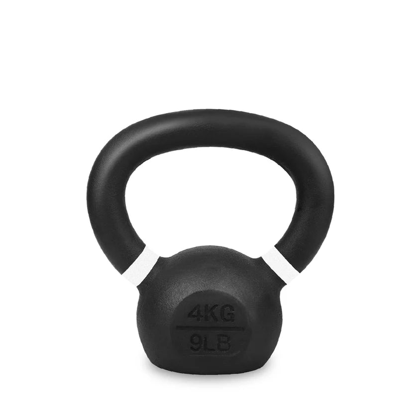 Premium Cast Iron Kettlebells – Solid Strength Training Weights with Wide Smooth Grip – Durable Kettlebell Set for Home Gym Workouts – Multiple Weight Options for All Fitness Levels