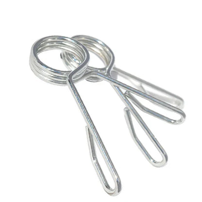 Metal bottle openers on a white background
