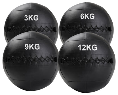Professional Wall Balls 3kg–12kg – High-Performance Medicine Balls for CrossFit, HIIT & Strength Training – Durable Textured Vinyl for Superior Grip – No-Bounce Design for Core, Power & Explosive Workouts