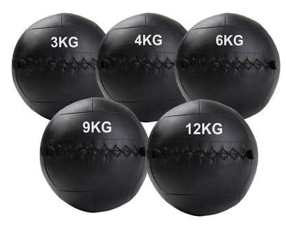 Professional Wall Balls 3kg–12kg – High-Performance Medicine Balls for CrossFit, HIIT & Strength Training – Durable Textured Vinyl for Superior Grip – No-Bounce Design for Core, Power & Explosive Workouts