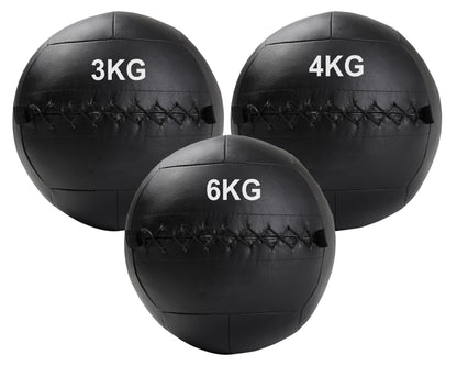 Professional Wall Balls 3kg–12kg – High-Performance Medicine Balls for CrossFit, HIIT & Strength Training – Durable Textured Vinyl for Superior Grip – No-Bounce Design for Core, Power & Explosive Workouts