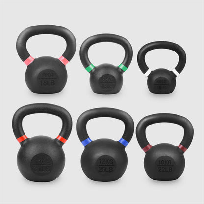 Premium Cast Iron Kettlebells – Solid Strength Training Weights with Wide Smooth Grip – Durable Kettlebell Set for Home Gym Workouts – Multiple Weight Options for All Fitness Levels