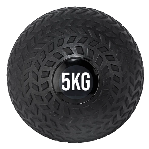 Black 4KG weight ball on a white background