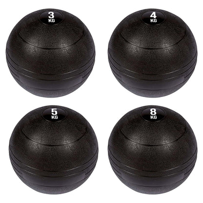 Heavy Duty Slam Balls – No-Bounce Rubber Medicine Ball | 3kg–25kg Options | High Grip Textured Finish for Strength, Core, Conditioning & Explosive Home Gym Workouts