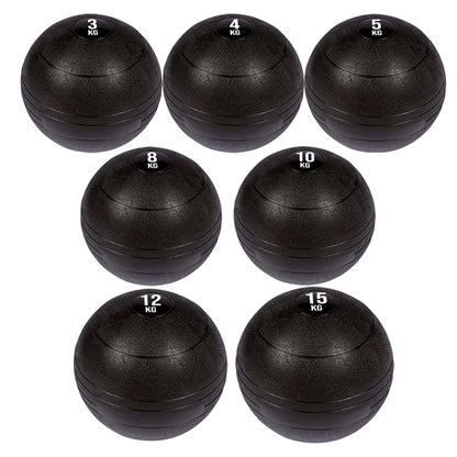 Heavy Duty Slam Balls – No-Bounce Rubber Medicine Ball | 3kg–25kg Options | High Grip Textured Finish for Strength, Core, Conditioning & Explosive Home Gym Workouts