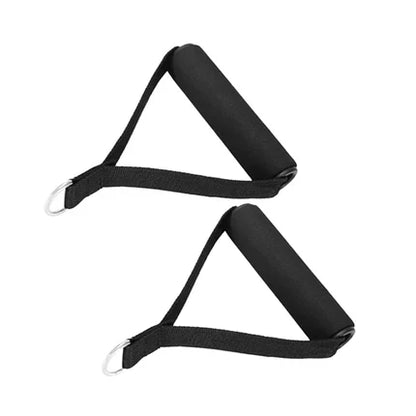 Black shoulder strap on a white background