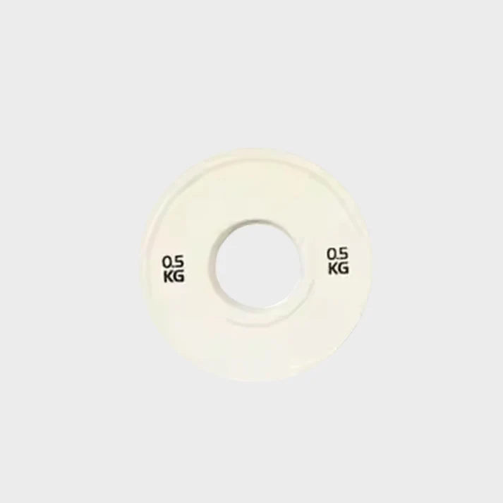 Olympic Fractional Weight Plates Set 0.5–2.5kg | Colour Rubber Micro Bumper Plates with Steel Center | 2” Olympic Barbell Weight Discs for Strength Training, CrossFit & Home Gym