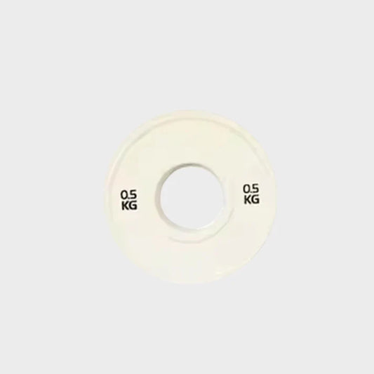 Olympic Fractional Weight Plates Set 0.5–2.5kg | Colour Rubber Micro Bumper Plates with Steel Center | 2” Olympic Barbell Weight Discs for Strength Training, CrossFit & Home Gym