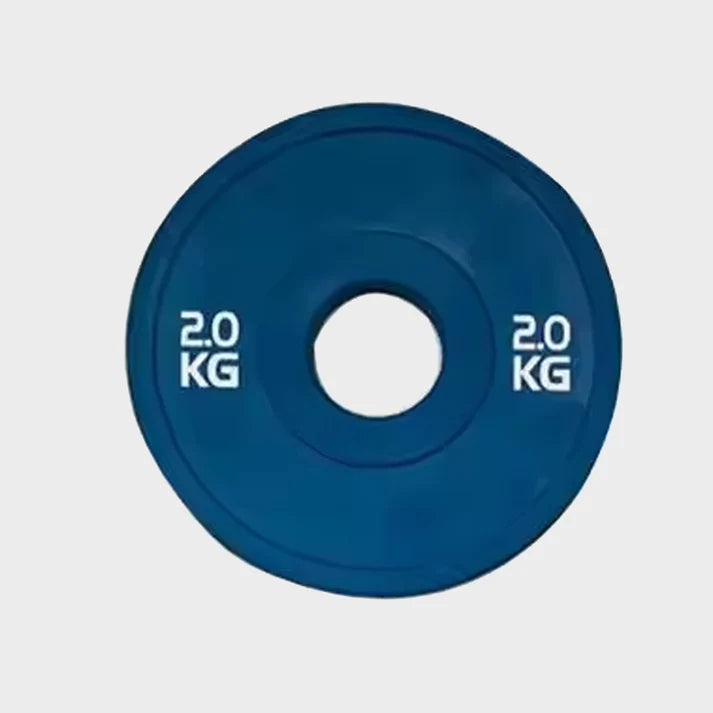 Olympic Fractional Weight Plates Set 0.5–2.5kg | Colour Rubber Micro Bumper Plates with Steel Center | 2” Olympic Barbell Weight Discs for Strength Training, CrossFit & Home Gym